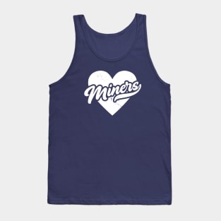 Vintage Miners School Spirit // High School Football Mascot // Go Miners Tank Top